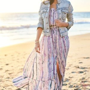 Evereve Allison Joy strapless maxi dress